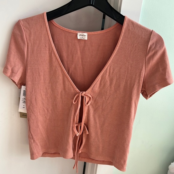 Wilfred only tie-front tshirt - Picture 1 of 7